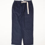 cord belted trouser navy