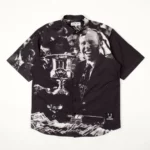 grindlondon 100% cotton chicken dinner casino shot sleeve shirt