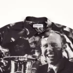 grindlondon 100% cotton chicken dinner casino shot sleeve shirt