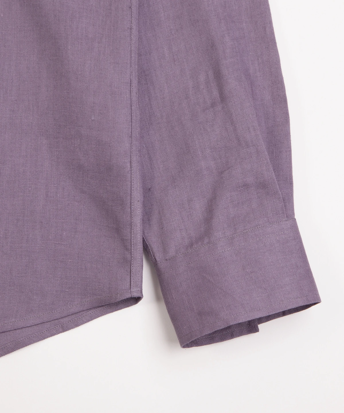 grindlondon linen long sleeve shirt old lavender