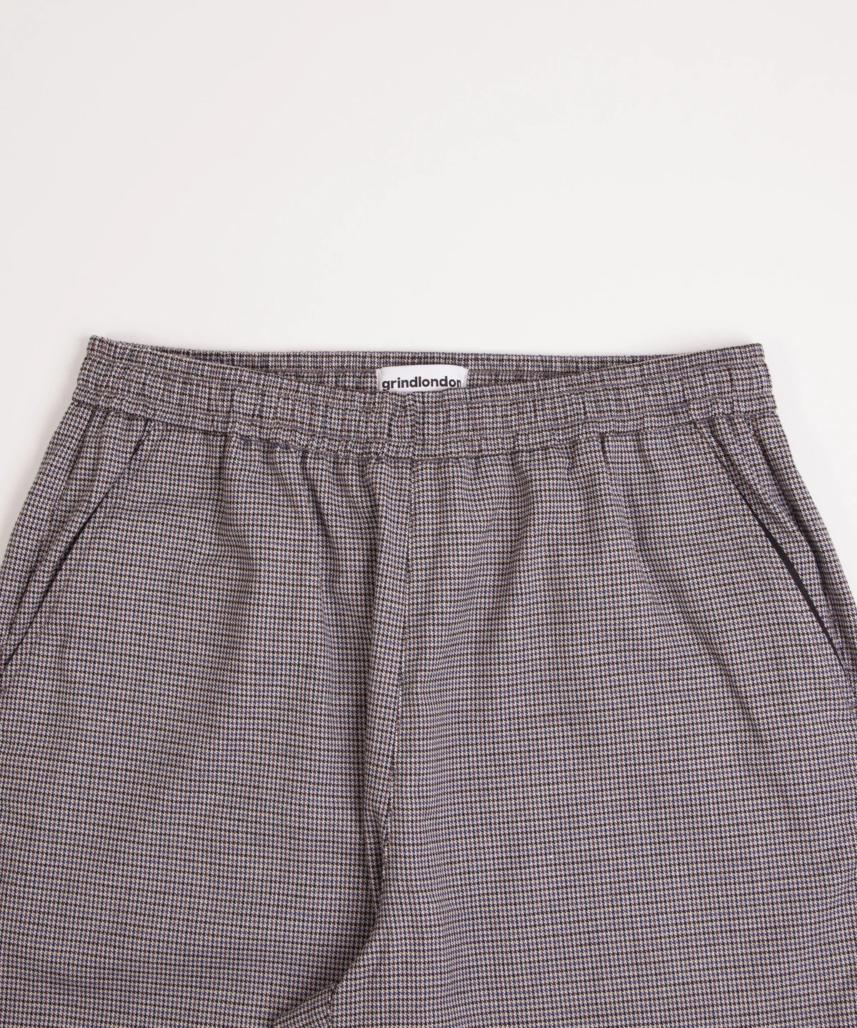 grindlondon dogtooth relaxed ambling walking trouser