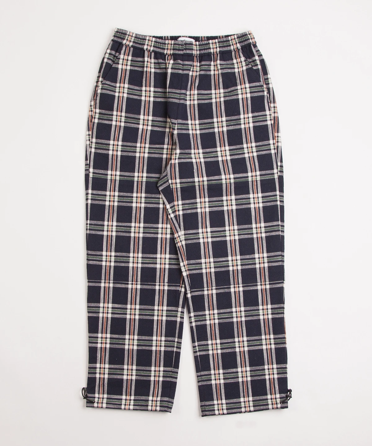 MIDNIGHT CHECKED AMBLING TROUSER - grindlondon