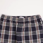 grindlondon midnight checked ambling walking trouser