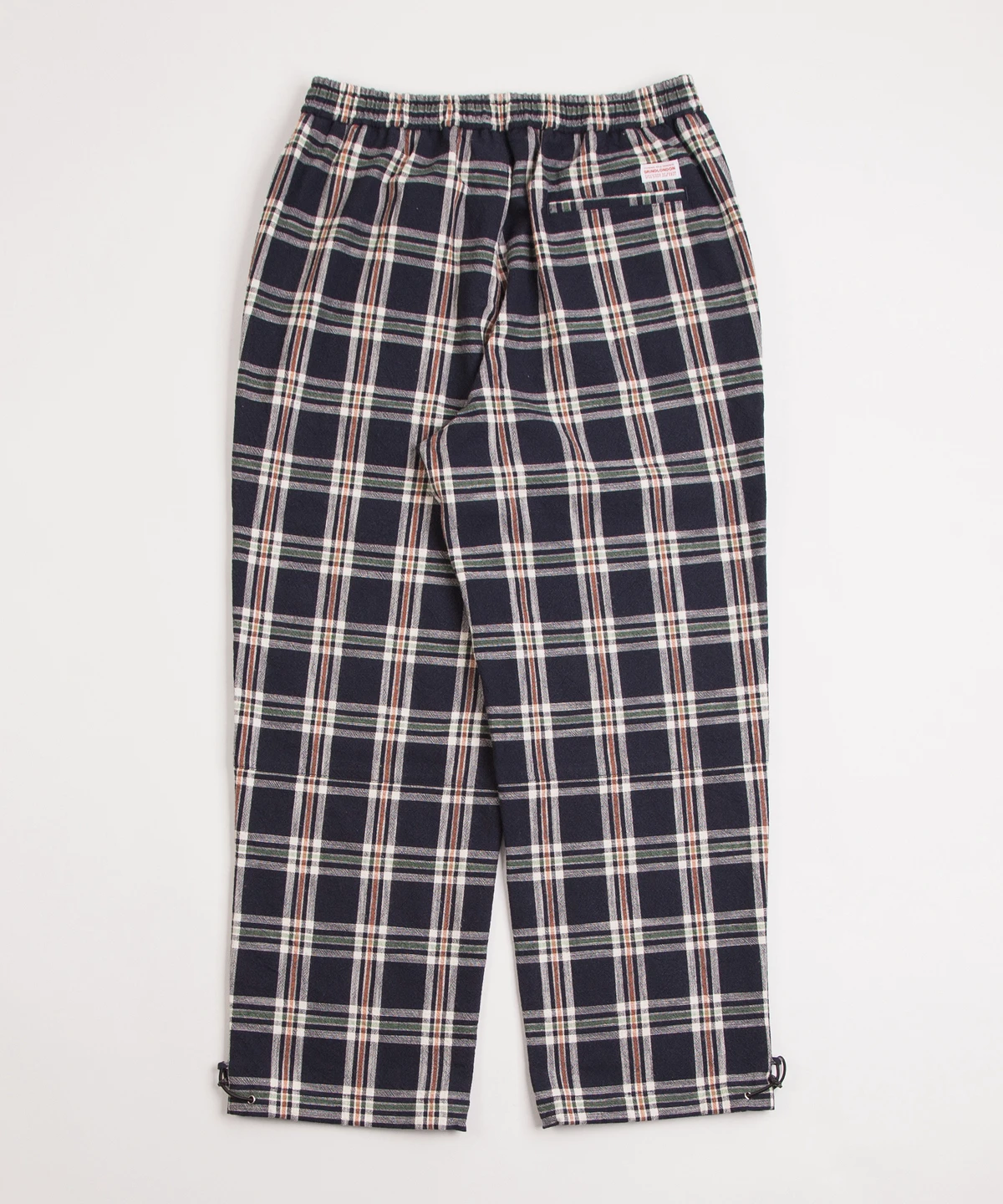 grindlondon midnight checked ambling walking trouser
