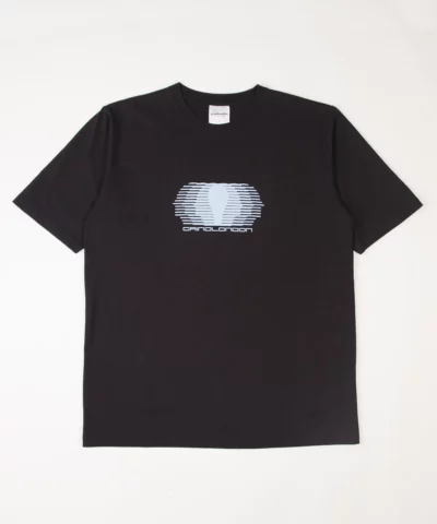 grindlondon movements 100% cotton y2k t-shirt black.