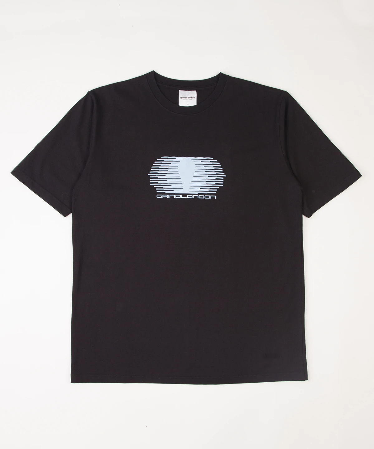 grindlondon movements 100% cotton y2k t-shirt black.