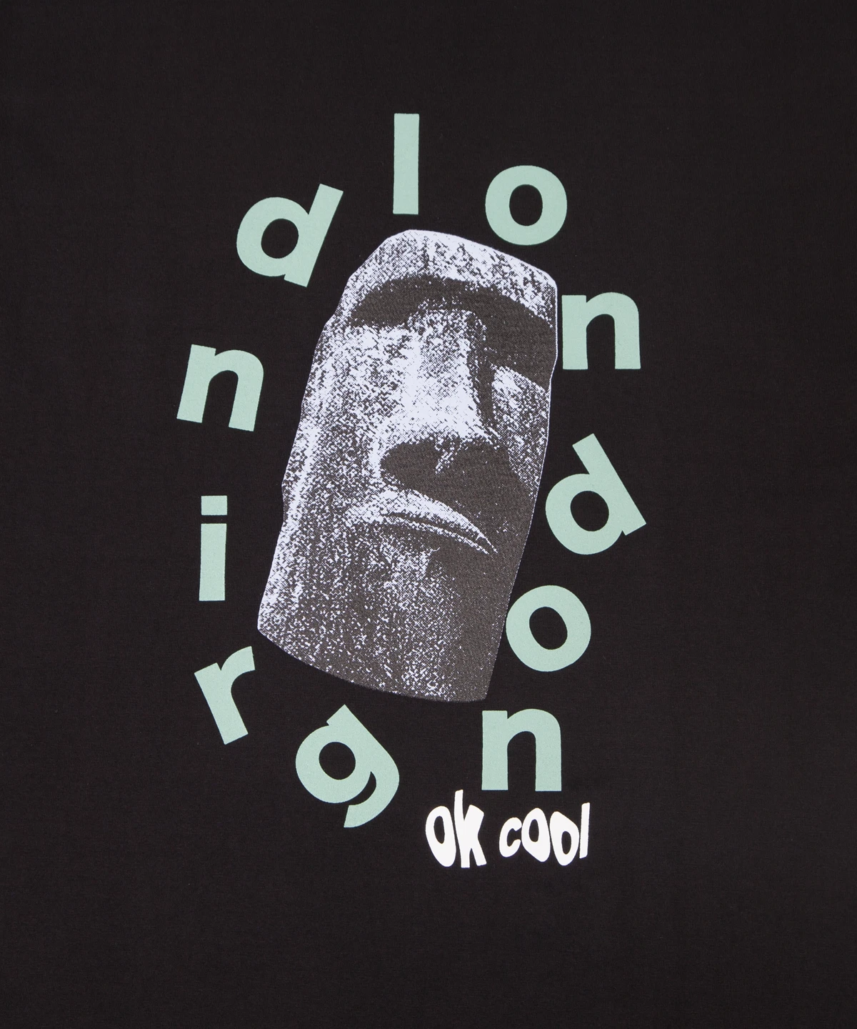 grindlondon ok cool 100% cotton t-shirt black.