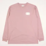 grindlondon 100% cotton 200gsm hand screen printed ls t-shirt