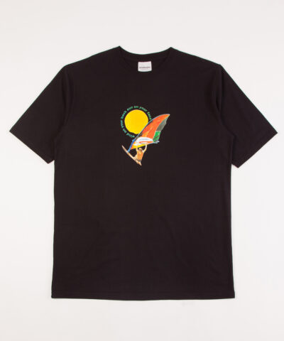 SUN ON YOUR FACE TEE BLACK