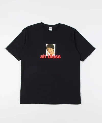 AH BLESS TEE BLACK
